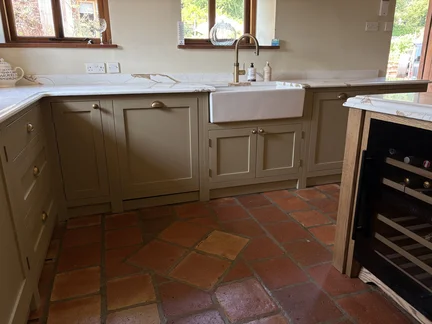 Hand Painted Kitchen Chelmarsh, Worcestershire Hand Painted Kitchen Chelmarsh, Worcestershire