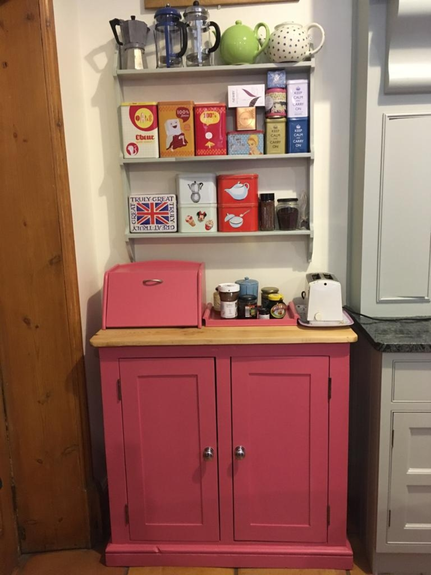Hand Painted Kitchen Lapley - Staffordshire Hand Painted Kitchen Lapley - Staffordshire