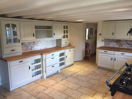 Hand Painted Kitchen Bournheath, Worcestershire