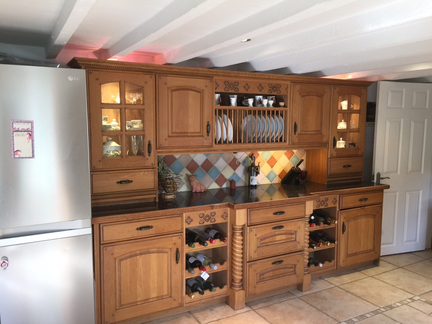 Hand Painted Kitchen Bournheath, Worcestershire Hand Painted Kitchen Bournheath, Worcestershire