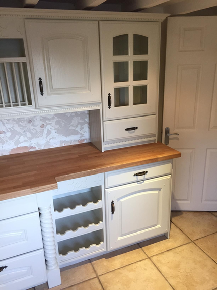 Hand Painted Kitchen Bournheath, Worcestershire Hand Painted Kitchen Bournheath, Worcestershire