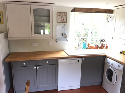 Hand Painted Kitchen Herefordshire