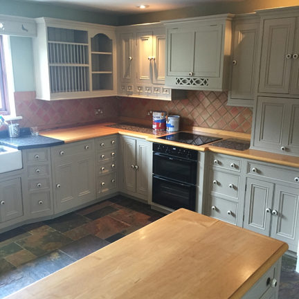 Hand Painted Kitchen Shrewsbury, Shropshire Hand Painted Kitchen Shrewsbury, Shropshire