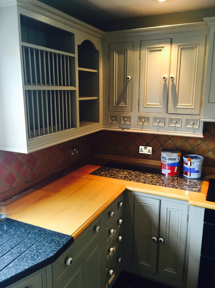 Hand Painted Kitchen Shrewsbury, Shropshire Hand Painted Kitchen Shrewsbury, Shropshire