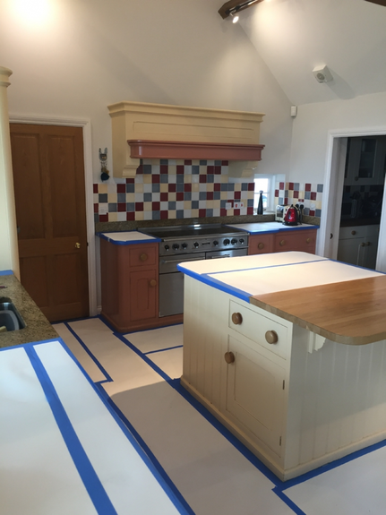 Hand Painted Kitchen West Midlands Hand Painted Kitchen West Midlands