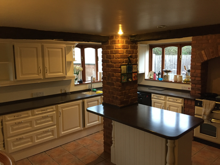 Hand Painted Kitchen Himbleton, Worcestershire Hand Painted Kitchen Himbleton, Worcestershire