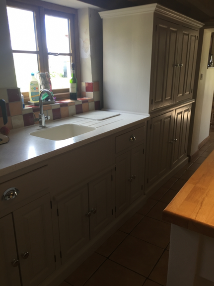 Hand Painted Kitchen Craven Arms, Shropshire Hand Painted Kitchen Craven Arms, Shropshire