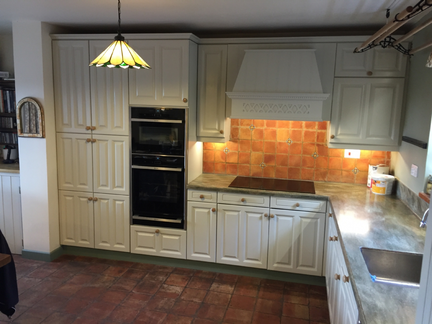 Hand Painted Kitchen Knightwick, Worcestershire Hand Painted Kitchen Knightwick, Worcestershire