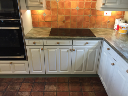 Hand Painted Kitchen Knightwick, Worcestershire Hand Painted Kitchen Knightwick, Worcestershire