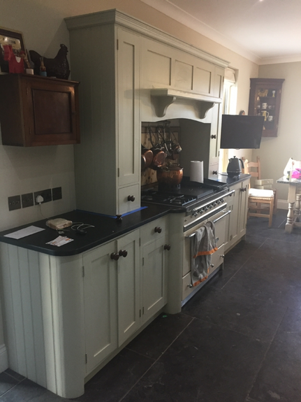 Hand Painted Kitchen Great Ryton, Shropshire Hand Painted Kitchen Great Ryton, Shropshire