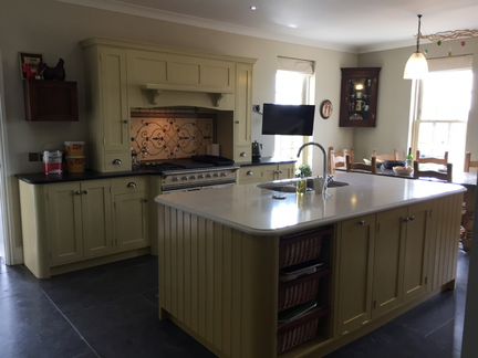Hand Painted Kitchen Great Ryton, Shropshire Hand Painted Kitchen Great Ryton, Shropshire