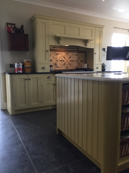 Hand Painted Kitchen Great Ryton, Shropshire Hand Painted Kitchen Great Ryton, Shropshire