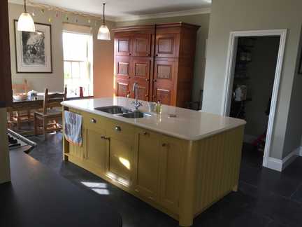 Hand Painted Kitchen Great Ryton, Shropshire Hand Painted Kitchen Great Ryton, Shropshire