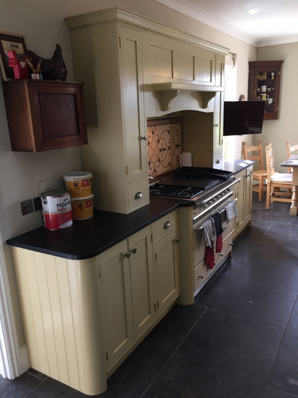 Hand Painted Kitchen Great Ryton, Shropshire Hand Painted Kitchen Great Ryton, Shropshire