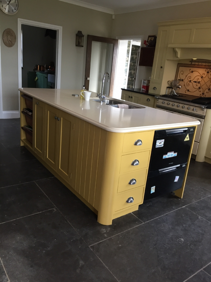 Hand Painted Kitchen Great Ryton, Shropshire Hand Painted Kitchen Great Ryton, Shropshire