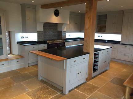 Hand Painted Kitchen Dorstone, Herefordshire