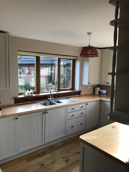 Hand Painted Kitchen Wem, Shropshire Hand Painted Kitchen Wem, Shropshire