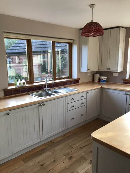 Hand Painted Kitchen Wem, Shropshire Hand Painted Kitchen Wem, Shropshire
