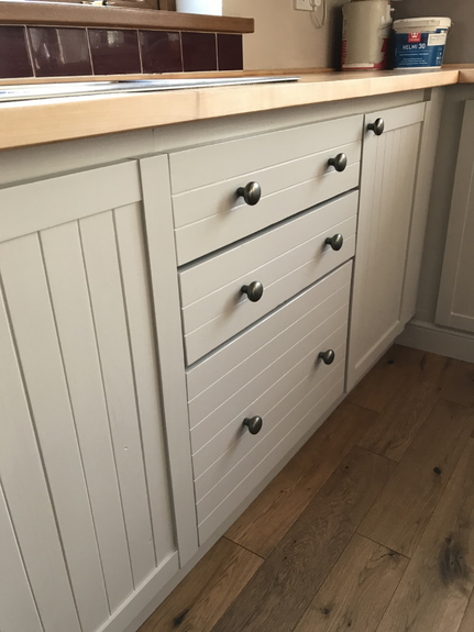 Hand Painted Kitchen Wem, Shropshire Hand Painted Kitchen Wem, Shropshire
