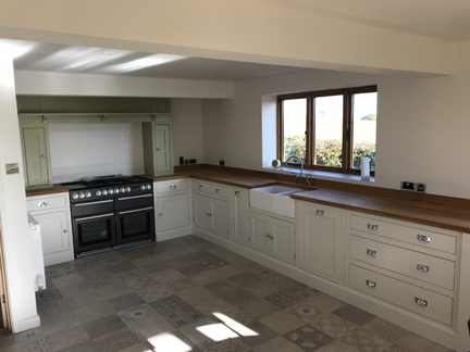 Hand Painted Kitchen Ledbury - Herefordshire Hand Painted Kitchen Ledbury - Herefordshire