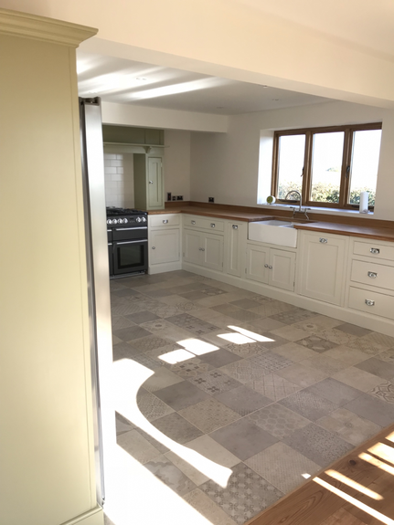 Hand Painted Kitchen Ledbury - Herefordshire Hand Painted Kitchen Ledbury - Herefordshire