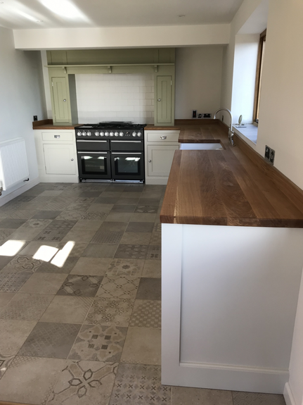 Hand Painted Kitchen Ledbury - Herefordshire Hand Painted Kitchen Ledbury - Herefordshire