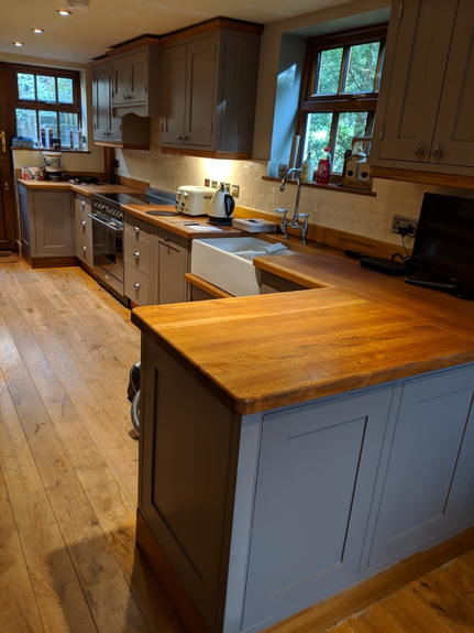Hand Painted Kitchen Kingsthorne - Herefordshire Hand Painted Kitchen Kingsthorne - Herefordshire