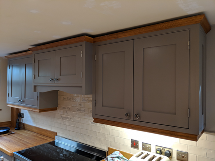 Hand Painted Kitchen Kingsthorne - Herefordshire Hand Painted Kitchen Kingsthorne - Herefordshire
