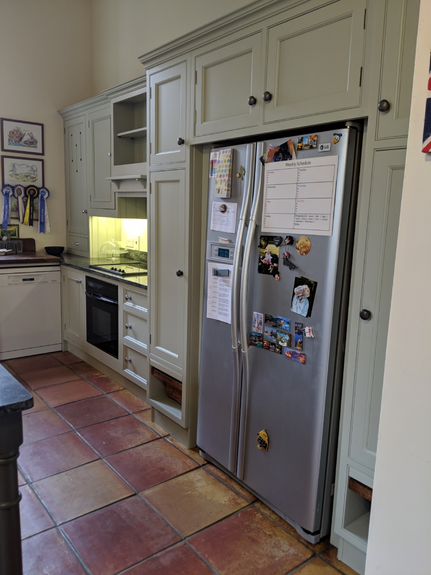 Hand Painted Kitchen Lapley - Staffordshire Hand Painted Kitchen Lapley - Staffordshire