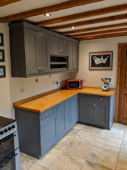Hand Painted Kitchen Chelmarsh, Bridgnorth - Shropshire Hand Painted Kitchen Chelmarsh, Bridgnorth - Shropshire