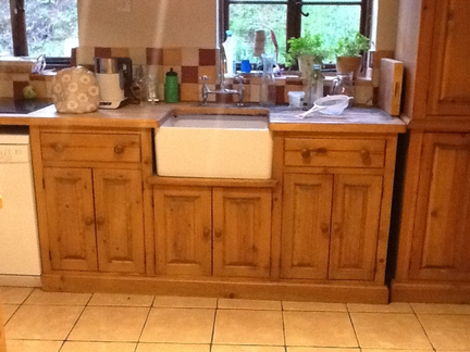 Hand Painted Kitchen Craven Arms, Shropshire Hand Painted Kitchen Craven Arms, Shropshire